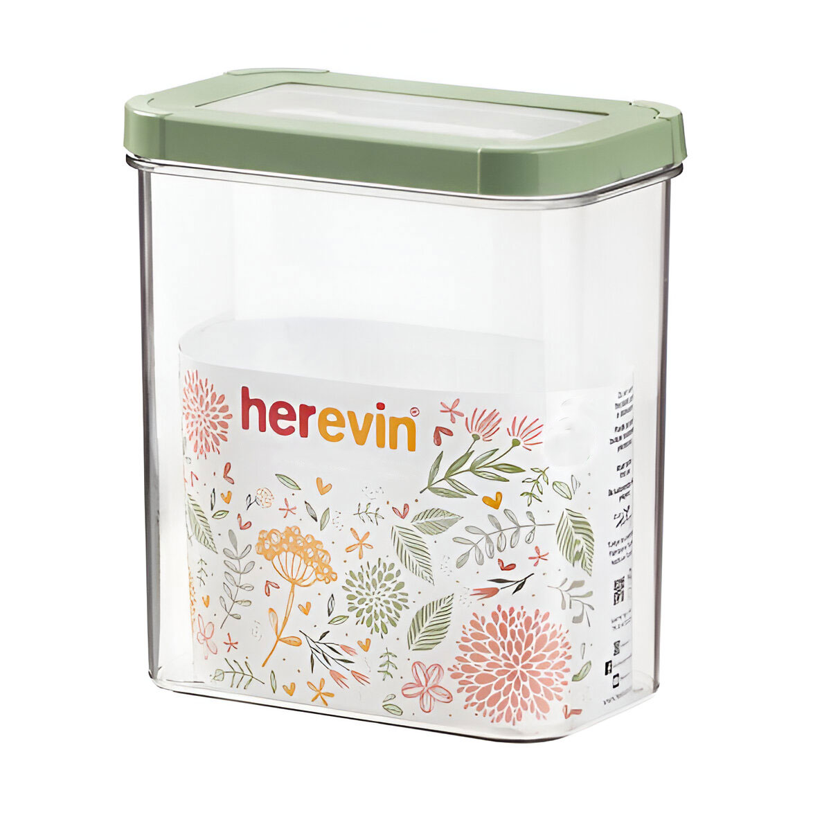 Контейнер Herevin Storage Canister-Green-Peach, 1.8 л (161207-100)